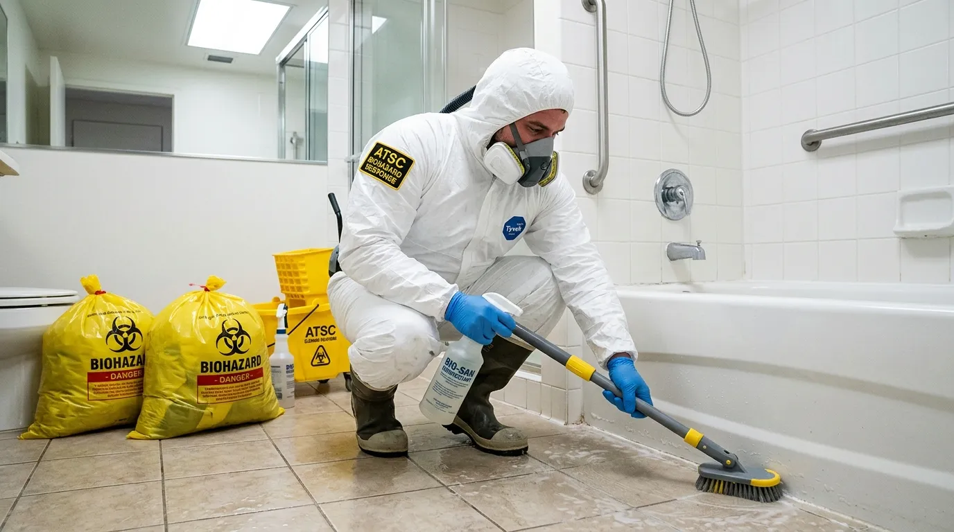 Decontamination equipment deployed for Blood Cleanup in Park View